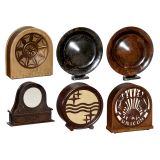 5 Radio Speakers and a Case, c. 1927