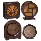 4 Philips Bakelite Loudspeakers