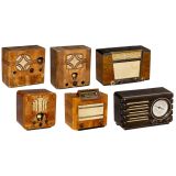 6 Philips Radio Receivers