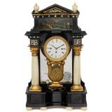 Viennese Musical Portico Clock, c. 1850