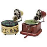 2 Nirona Gramophones, c. 1930