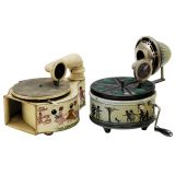 2 Toy Gramophones, c. 1925
