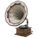 Hymnophon Horn Gramophone, c. 1915