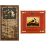 2 Large Gramophone Advertisements, c. 1920