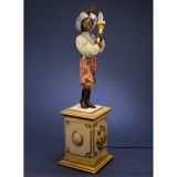 Life-sized Electric Automaton Torchbearer by Franz Oehrlein