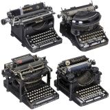4 American Typewriters
