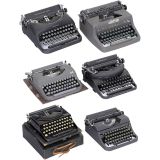 6 American Portable Typewriters
