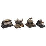 4 American Check Protectors, c. 1900