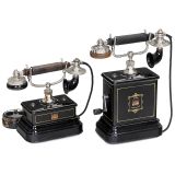 2 Danish Table Telephones, c. 1920