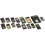 Collection of Electronic Table and Pocket Calculators