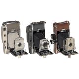 3 Polaroid Land Cameras