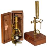 2 Brass Microscopes