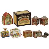 5 Toy Organs and Other Items, c. 1930