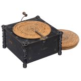 Ariston Table Organette with 33 Discs, c. 1895