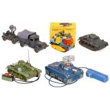 5 Military Vehicles, Pre-War and c. 1960