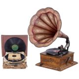German Horn Gramophone, c. 1915