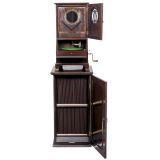 Klingsor Gramophone with Disc Cabinet, c. 1925
