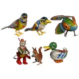 6 German Tin Toys by Köhler, c. 1950-60