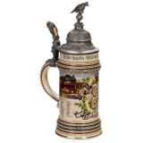 Prussian Railroader Regimental Stein