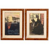 2 Original Lithographs from the Series Les Maitres de l'Affiche