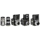 3 Primarflex Cameras and 2 Lenses