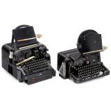 Siemens Teletypewriter and Reperforator, c. 1953