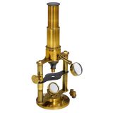 English Double-Pillar Microscope, c. 1840