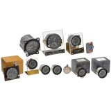 10 Mechanical Military Clocks and 1 Wristwatch