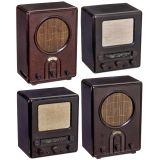 4 German People´s Receiver Radios, 1933 onwards
