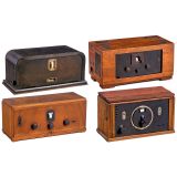 4 German Tube Radios, c. 1930