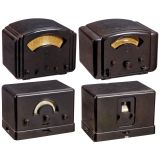 4 Radio Receivers in Bakelite Cases