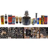 Large Collection of Electronic Tubes