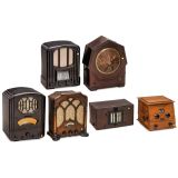 6 Radio Cases, 1930s