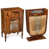2 Floor-Model Radio Receivers