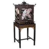 Aeolian Vocalian Chinoiserie Floor Gramophone, c. 1920