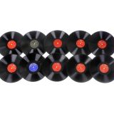 30 Shellac Records by Duke Ellington und Count Basie, c. 1935–55