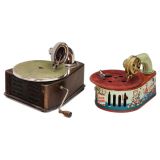 4 Toy Gramophones, c. 1930