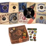 Collection of Shellac Records and Needle Tins, c. 1905–55