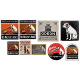 Odeon and His Master’s Voice Enamel Signs