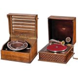 2 Pathé Gramophones