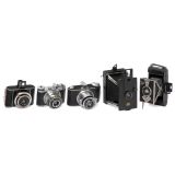 3 Cameras with Telescopic Tube and 2 further Cameras