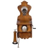 Bavarian Wall Telephone by Zettler, c. 1900