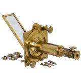 English Solar Microscope by Shuttleworth, c. 1800