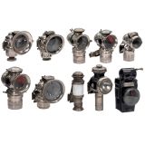 10 Bicycle Lamps, 1880 onwards