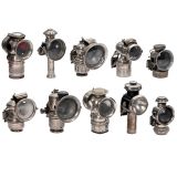 10 Bicycle Lamps, c. 1910