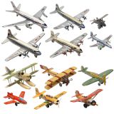 12 Tin Toy Airplanes, c. 1955–65
