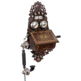 	Norwegian Elektrisk Bureau, Kristiania Wall Telephone, 1893