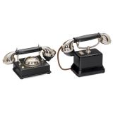2 Ericsson Wincrantz Art-Deco Telephones, c. 1929