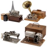 Four Phonographs, c. 1900