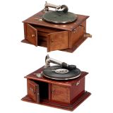 Two Table Gramophones